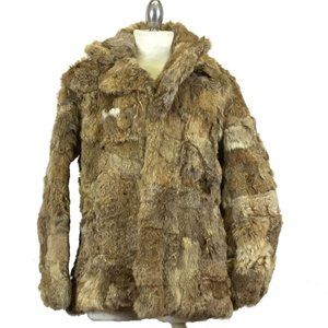 Jean Nicole Vintage 1970s-80s Rabbit Fur Jacket